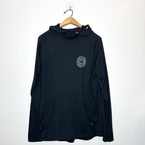 Barbell Men's Stealth Hoodie Lightweight Athletic Sweatshirt Black Medium M